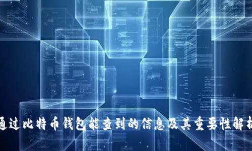 通过比特币钱包能查到的信息及其重要性解析