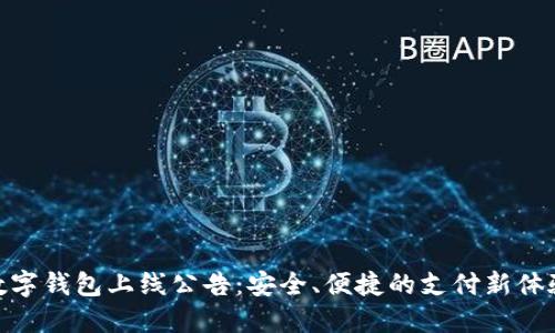 数字钱包上线公告：安全、便捷的支付新体验